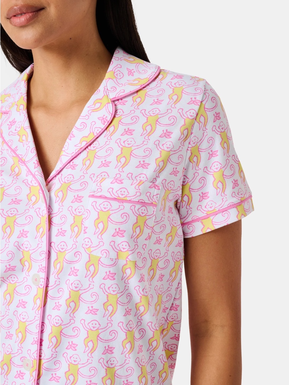 Roller Rabbit Banana Split Monkey Polo Pajamas
